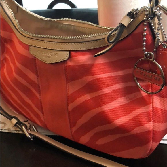 Coach Stripe Zebra Print Demi-crossbody - Picture 4 of 4